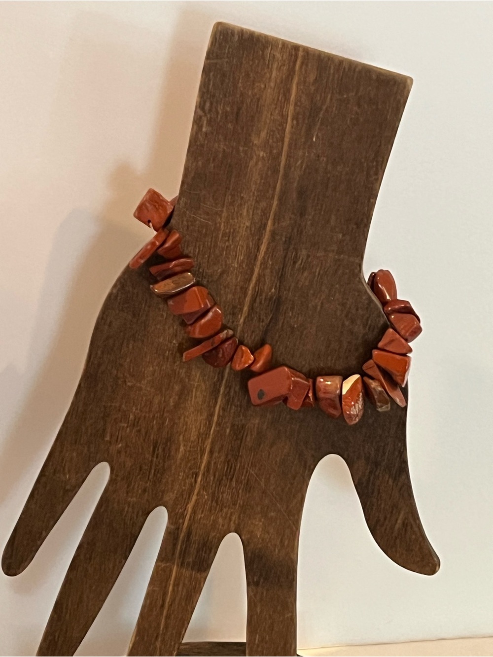 Red Jasper Chip Bracelet